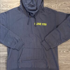 Navy Blue 'I Love You to the moon and back” Hoodie